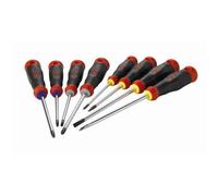 Jeu de 8 tournevis s1 fente phillips pozidriv SAM - TJ8