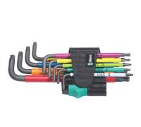 Wera Clés mâles coudées 967/9 TORX T8–T40 9 pièces multicolore
