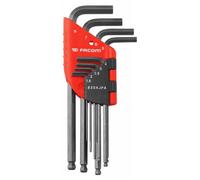 FACOM Jeu de 9 clés mâles coudées longues 83SH.JPAAPF – 6 pans, tête sphérique, 1,5 à 8 mm