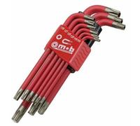 Peddinghaus – Jeu de 9 clés mâles Torx 9064020101 – tête sphérique aimantée
