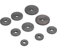 Jeu de 9 engrenages métalliques pour mini-tours, 2xT60, 2xT50, 1xT45, 2xT40, 1xT35, 1xT30