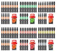 Jeu de 90 embouts de vissage de 50 mm – Coffret d'embouts de vissage à chocs, qualité professionnelle, pour usage industriel