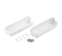 Jeu de bacs auxiliares - 350 mm - plastique blanc EMUCA