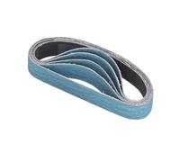 Jeu De Bandes Abrasives 80 120 240 400 800 Grain 1000 Pour Ponceuse Bande | Efficacité des bandes abrasives for l’affûtage des couteaux(Blue-p120,30*330.0mm)