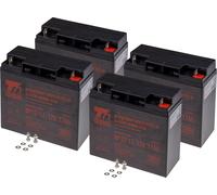 Jeu de batteries T6 Power pour APC Smart-UPS 2200NET, VRLA, 12 V