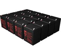 Jeu de batteries T6 Power pour APC Smart-UPS SRT10KRMXLT-IEC, VRLA, 12 V