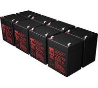 Jeu de batteries T6 Power pour APC Smart-UPS SUM3000RMXLi2U, VRLA, 12 V