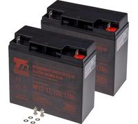 Jeu de batteries T6 Power pour Eaton Powerware NetUPS SE 1500, VRLA, 12 V
