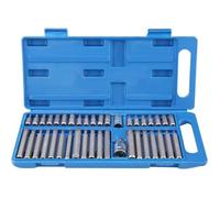 Jeu de bits hexagonal 40 pièces Torx Bit Star Set de douilles Hex Star jeu de douilles Torx Bit Spline Socket Set