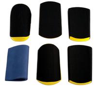 Jeu de blocs de ponçage, 6 pièces, surface adhérente, pour disques de 150 mm