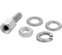 Jeu de boulons à vis D-Sub avec écrous et rondelles adaptés à la taille 9-50, longueur de filetage 8,0 mm - 1 pièce