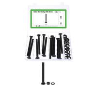 Jeu de boulons clés, 12 pièces, 1/2"-13x5", acier, noir