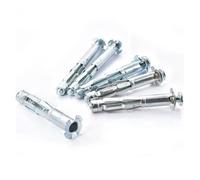 Jeu de boulons d'expansion, ancre pratique for cloisons sèches, avec vis, auto-perceuse, panneau de gypse percé for la maison, panneaux de fibres M4 M5 M6 M8, 18/20 pièces(M5x80,20 PCS)