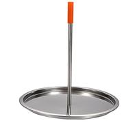 Jeu de brochettes verticales en acier inoxydable avec capuchon en Silicone, brochettes de Kebab détachables polies miroir pour grillades au barbecue