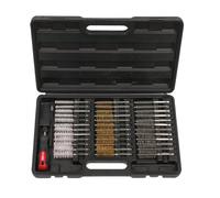 Jeu de brosses de nettoyage KS TOOLS pour puit de bougie de préchauffage ou d'injecteur - 340.0010