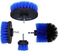 Brilliant Tools - Jeu de brosses pour perceuse BT103110-4 - Poils durs et souples - 4 pièces