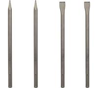 Jeu de burins Bosch, 4 pièces, emmanchement SDS-max 400 mm Burin plat, burin pointu 400 mm