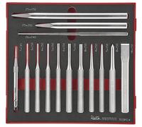 Jeu de burins et chasses Foam2 tray 14 pièces Teng Tools TEDPC14