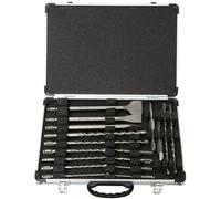 Jeu de burins et forets SDS-PLUS 17 pièces en coffret D-42444