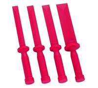Jeu de burins plats souples en polypropylène - 4 pièces KRAFTWERK