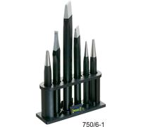 Jeu de burins, pointeaux 6pcs Hazet 750/6-1