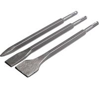 jeu de burins sds-plus 3 pièces pointu, étroit, large. s-28225 STALCO Perceuse-perforatrice