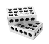 Jeu de cales serrage parallèles précision à 23 trous (pouces/métrique 25-50-75 mm) Machinistes et métallurgistes(1-2 -3 inch set)