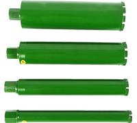 Jeu de carottes diamantées, acier 45# durable, méthode de coupe polyvalente, vert