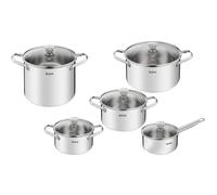 Jeu de casseroles COOK EAT B921SA55, 10 pièces, Tefal