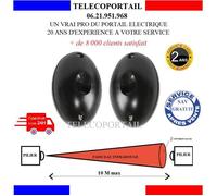 Jeu de cellule photo électrique pour portail - Kit émetteur+récepteur - Infrarouge - Portée 10 m - 12-26V AC/DC