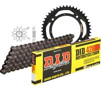Jeu de chaînes DID acier 428HD / 120 serrure à clip pour KTM SX, Husqvarna TC 85 ccm année 2018 - 2020