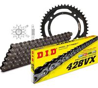 Jeu de chaînes DID acier 428VX / 120 serrure à clip pour KTM SX, Husqvarna TC 85 ccm année 2018 - 2020