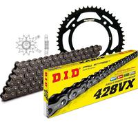 Jeu de chaînes DID acier 428VX / 124 rivets pour KTM SX, Husqvarna TC 85 ccm année 2018 - 2020
