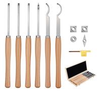 Jeu de ciseaux à bois, 6 pièces - Lames en carbure de tungstène - Longueur : 450 mm