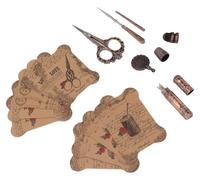 Jeu de ciseaux à broder vintage en acier inoxydable pour travaux manuels