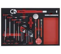 Jeu de t set d'inspection Foam4x4 tray 17 pièces Teng Tools TTEX17