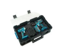 Jeu De Clés À Chocs Dedra Sas+All, Perceuse/Visseuse Ded7141, Tournevis Ded7045, Batterie 4Ah Ded7034, Chargeur Ded7038, Boîte Éponge N0303G
