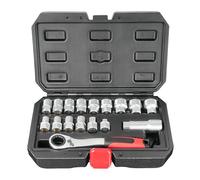 Jeu de clés à cliquet et de clés,Ensemble d'outils de mécanique - Ensemble d'outils compact pour l'entretien du véhicule et les installations électriques