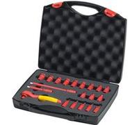 Wiha – Jeu de clés à cliquet isolées 1/4 – 43025 – 21 pièces en coffret