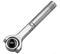 Jeu de clés à cliquet magnétiques pivotantes avec tête multi-angle à 60 dents, en acier au chrome vanadium, idéal pour les travaux en espace confiné (1 pièce)