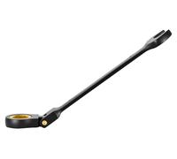 Jeu de clés à cliquet polyvalentes, 24 pièces, comprenant des clés SAE et métriques, avec 72 dents, en acier Cr-V. Ensemble de clés combinées flexibles avec cliquet, livré avec une mallette de rangeme