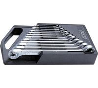 Jeu de clés à double anneau Hazet 610N/12RS - Profil de traction à double six pans extérieur - A | 610N/12RS