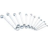 Jeu de clés à double anneau VIGOR V7750/12, profil hexagonal double extérieur, 12 pièces