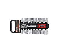 Jeu de clés à douille AWTools AW39019; 1/2''; 8-32 mm; 19 unités