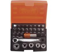 Bahco 2058S26 Coffret clés à cliquet/douilles 26 pièces (Import Grande Bretagne), Orange