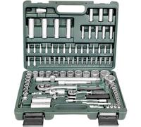 Jeu de clés à douille Brüder Mannesmann métrique 1/4 (6.3 mm), 1/2 (12.5 mm) 94 pièces M98410
