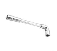 Jeu de clés à douille, double tête, tube en forme de L, outil coudé hexagonal perforé en forme de 7 pour travaux de plomberie (10 mm)