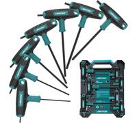 Jeu de clés à douille en T, 7 pièces, TX10-TX40, pour vis Torx, avec boîte de rangement