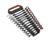 Jeu De Clés À Douille Réversibles Sealey 12 Pièces Série Platine