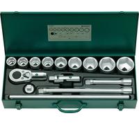 Jeu de clés à douille Stahlwille 55/9/6N 15 pces 3/4″ SW 32-60 mm Nombre de dents 36 6-pans - 96050103